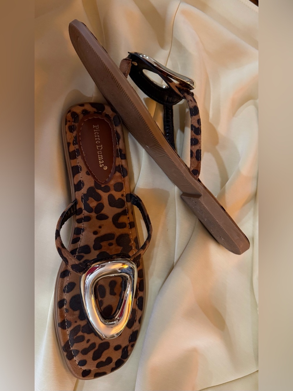 Leopard sandals